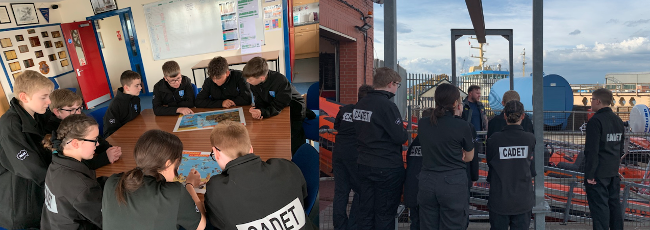 Cadets visit Hartlepool RNLI